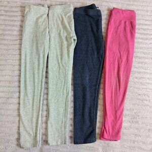 Girls Leggings Bundle Size 6-6X - Lot of 4 - Wonder Nation & Champion